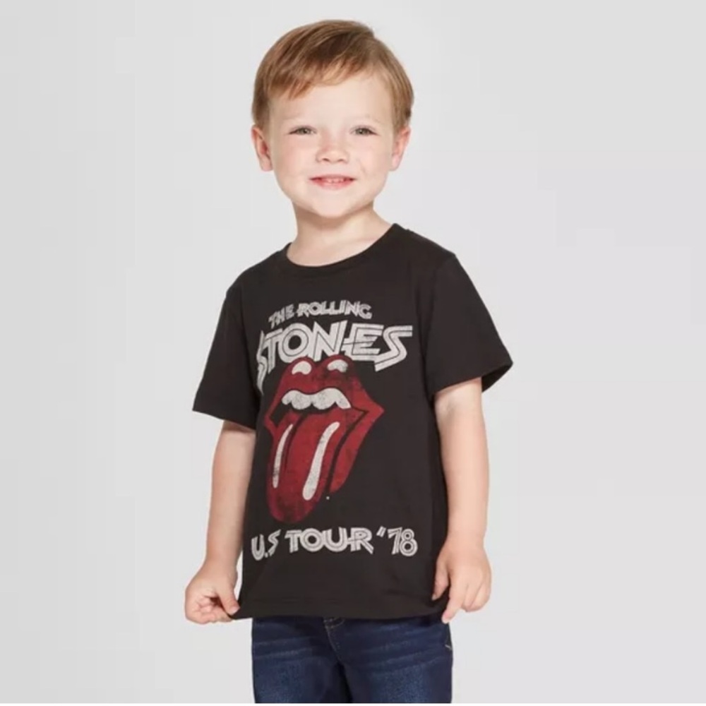 Toddler Boys The Rolling Stones Short Sleeve Graphic T-Shirt